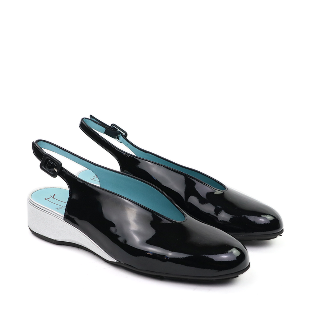 Thierry Rabotin Zuberi 1488 Black Shine angle view - Hanig's Footwear