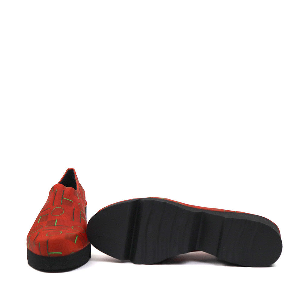 Thierry Rabotin Dreamy 1720H Red Lines sole view - Hanigs Footwear