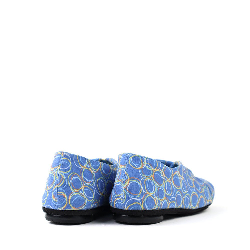 Thierry Rabotin Geranium 2275 Black Rings heel view - Hanig's Footwear