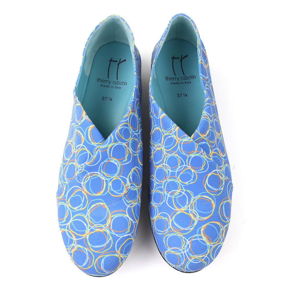 Thierry Rabotin Geranium 2275 Black Rings top view - Hanig's Footwear