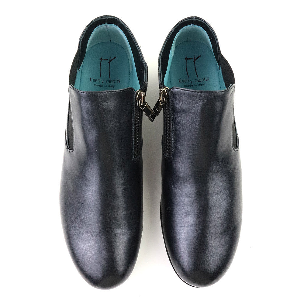 Thierry Rabotin Gymnasion 2432MD Black Taffetas top view - Hanig's Footwear