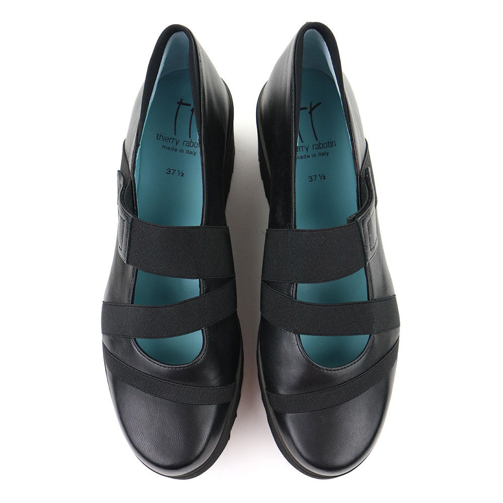 Thierry Rabotin Darcy T0201U7 Black Nappa side view - Hanig's Footwear