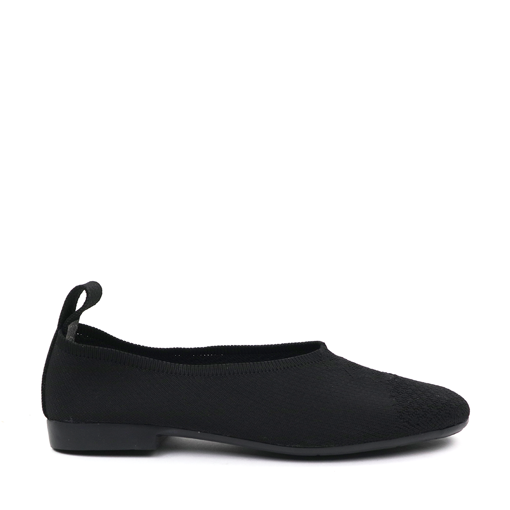 Thierry Rabotin V0001M Black Knit side view - Hanig's Footwear