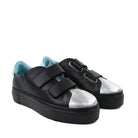 Thierry Rabotin Aron G0054V9 Black/Silver angle view - Hanig's Footwear