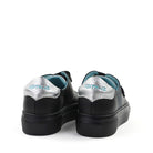 Thierry Rabotin Aron G0054V9 Black/Silver heel view - Hanig's Footwear