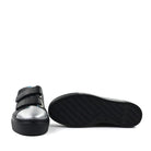 Thierry Rabotin Aron G0054V9 Black/Silver sole view - Hanig's Footwear