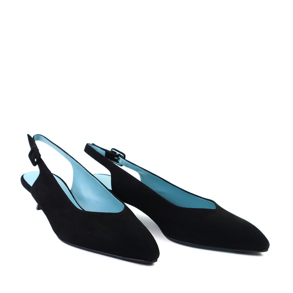 Thierry Rabotin Princesse C351 Black Suede angle view - Hanig's Footwear