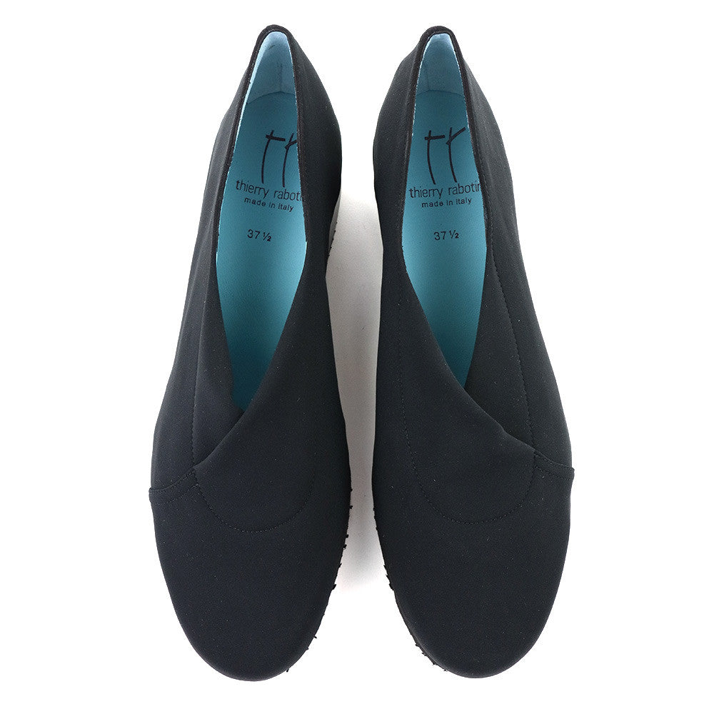 Thierry Rabotin Damin 3523DR Black Peach top view - Hanig's Footwear