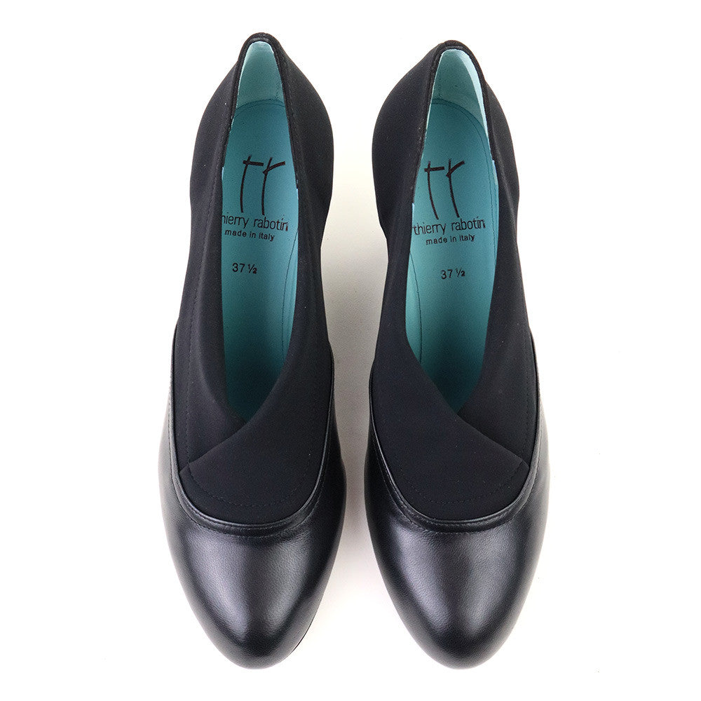 Thierry Rabotin Darth S137 Black top view - Hanig's Footwear