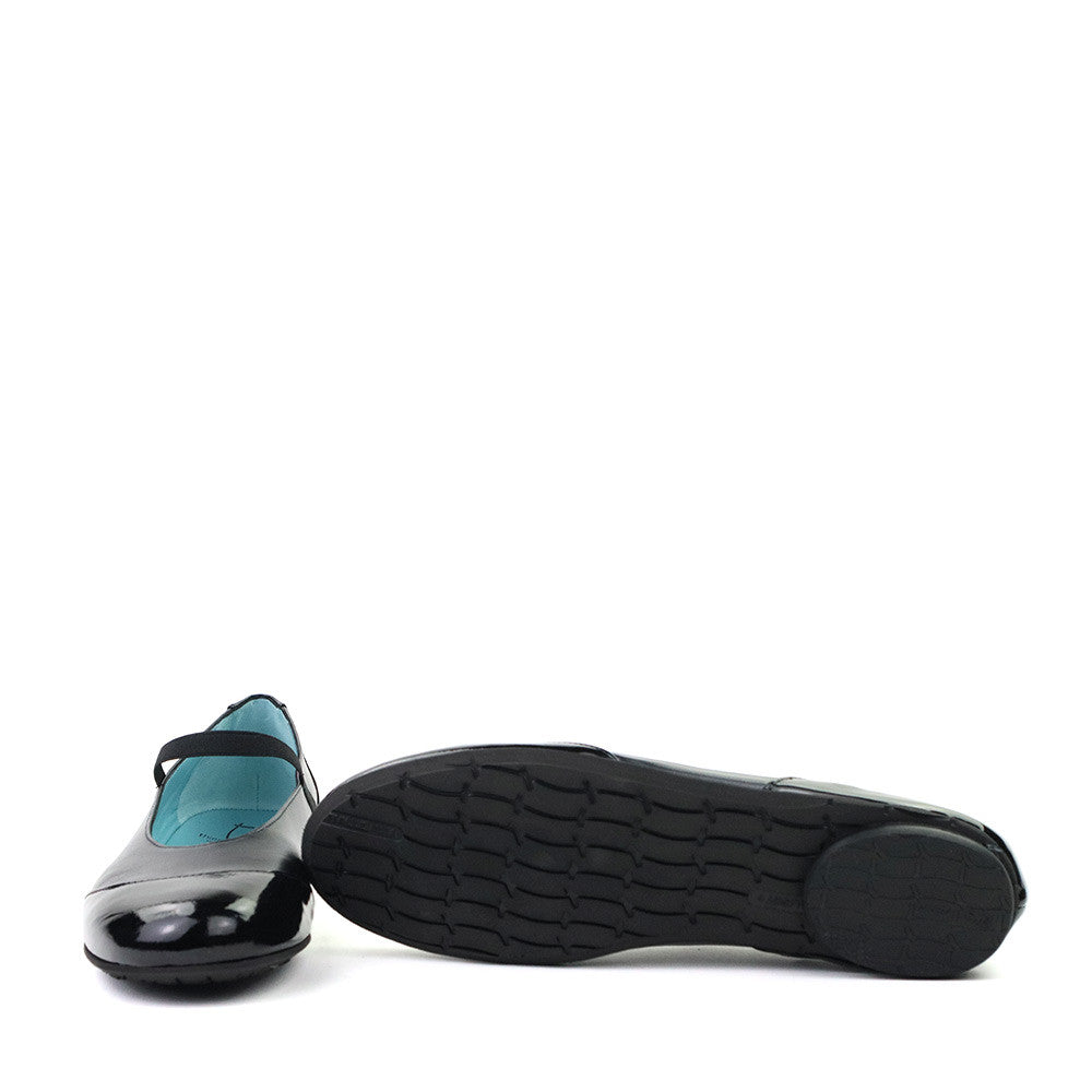 Thierry Rabotin Good 1548MP Black Taffetas sole view - Hanig's Footwear