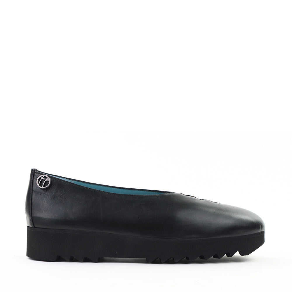 Thierry Rabotin Grace T0100U Black Nappa side view - Hanig's Footwear