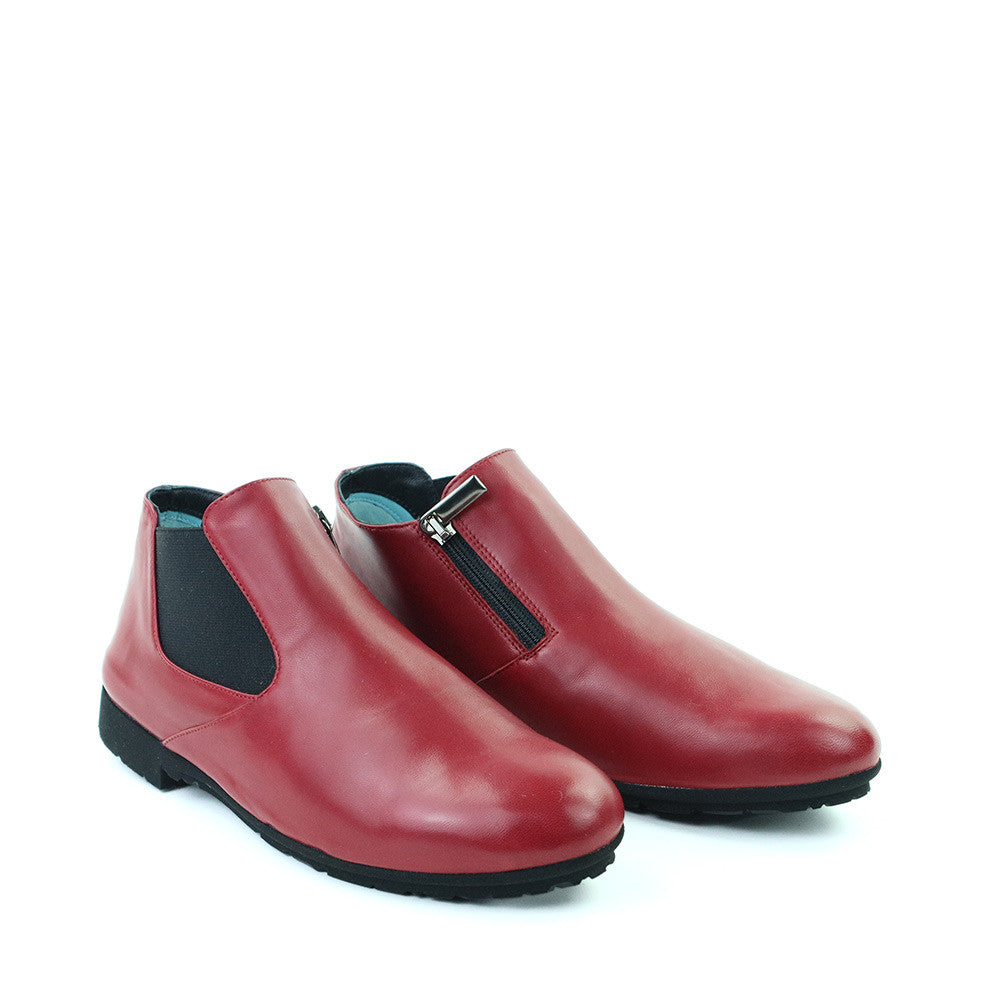 Thierry Rabotin Gymnasion 2432MD Red Nappa angle view - Hanig's Footwear