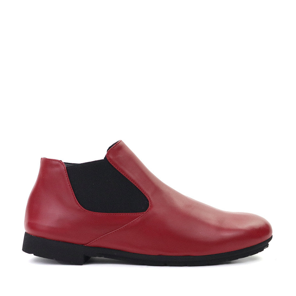 Thierry Rabotin Gymnasion 2432MD Red Nappa side view - Hanig's Footwear