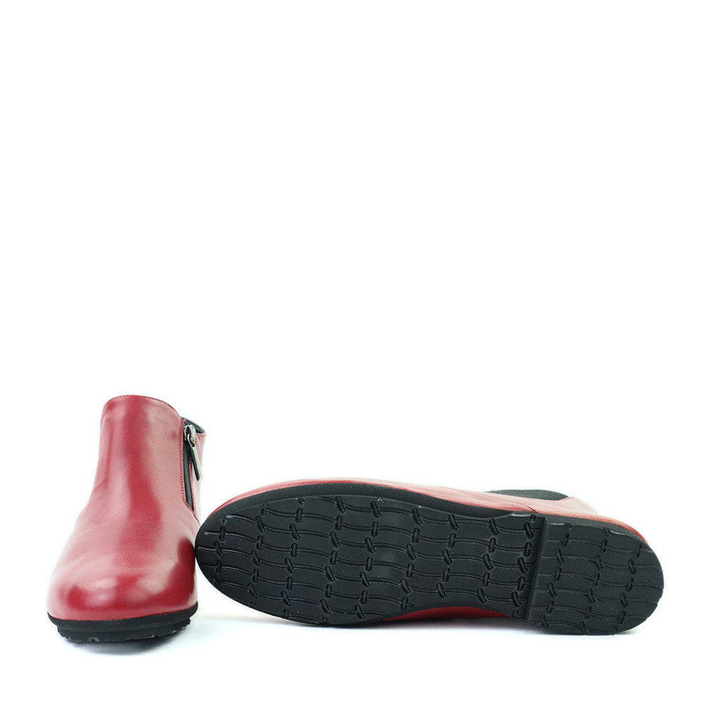 Thierry Rabotin Gymnasion 2432MD Red Nappa sole view - Hanig's Footwear
