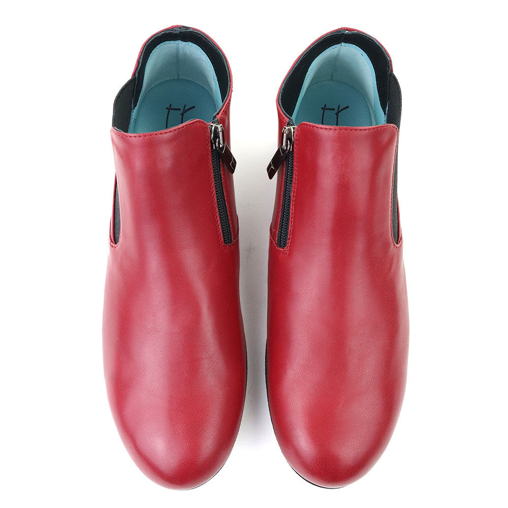 Thierry Rabotin Gymnasion 2432MD Red Nappa top view - Hanig's Footwear