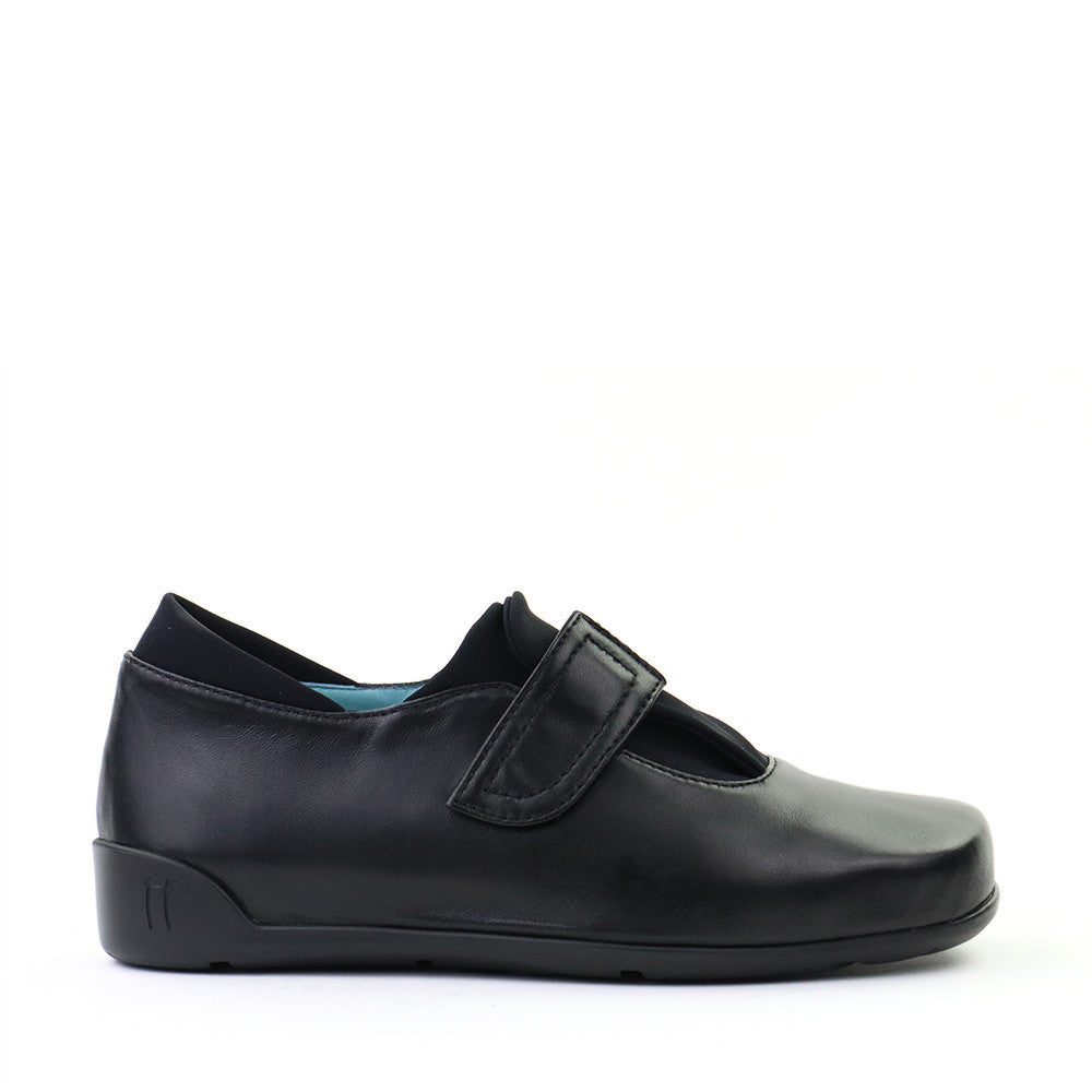 Thierry Rabotin Keaton 4906 Black Nappa side view - Hanig's Footwear