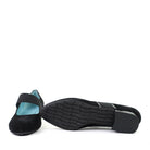 Thierry Rabotin Norberto S337MGR Black Suede sole view - Hanig's Footwear