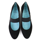 Thierry Rabotin Norberto S337MGR Black Suede top view - Hanig's Footwear