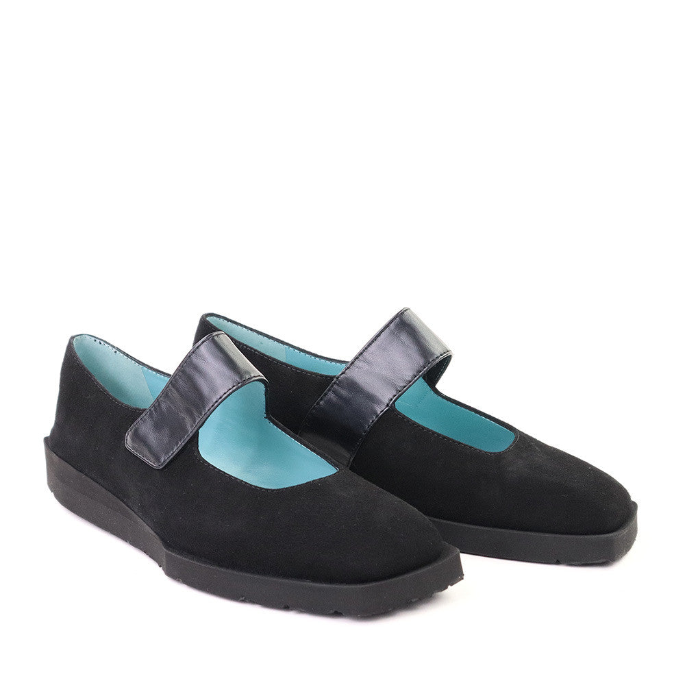 Thierry Rabotin Orochi 5520 Black Suede angle view - Hanig's Footwear