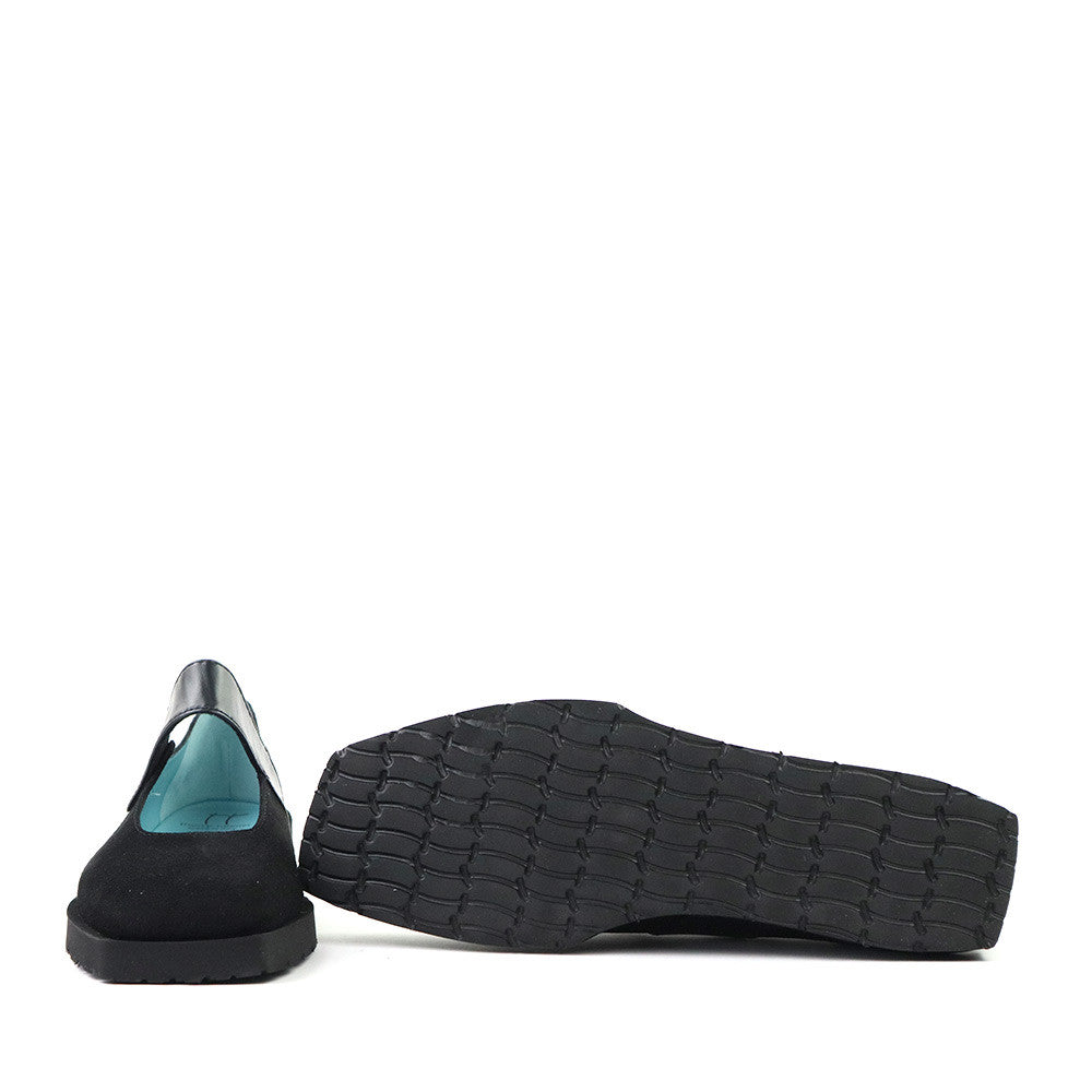 Thierry Rabotin Orochi 5520 Black Suede sole view - Hanig's Footwear