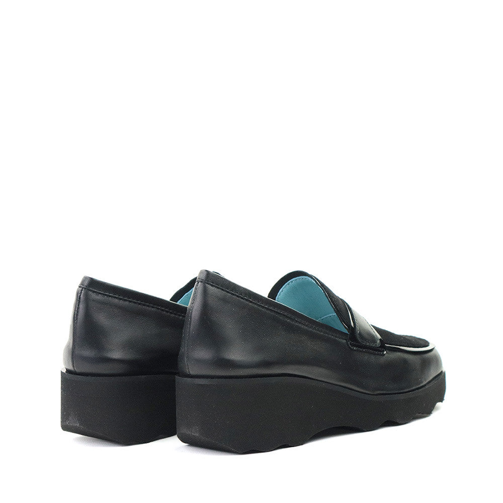 Thierry Rabotin Tandemaus 4128 Black heel view - Hanigs Footwear