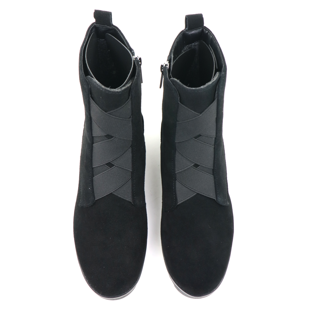 Valdini Sarah Black top view - Hanig's Footwear