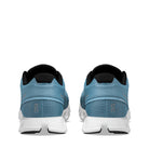 On Cloud 5 Niagara Blue Mens heel view - Hanig's Footwear