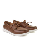 Mephisto Trevis Hazelnut angle view - Hanigs Footwear