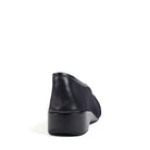 Thierry Rabotin Zora 1427 Black Microfiber heel view