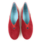 Thierry Rabotin Gracie 1587MP Red top view - Hanig's Footwear