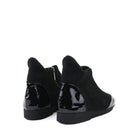 Thierry Rabotin Gemon 2451MN Black heel view - Hanig's Footwear