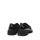 Ara Karina Black Patent heel view - Hanig's Footwear