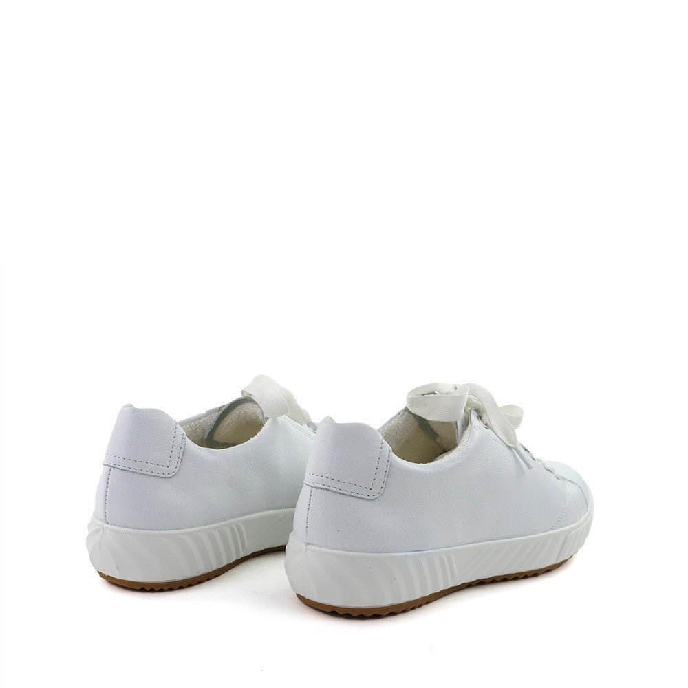 Ara Alexandria White heel view - Hanig's Footwear