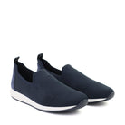 Ara Leena 2 Navy Woven angle view - Hanig's Footwear