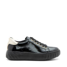 Ara Mikky Black patent side view - Hanig's Footwear