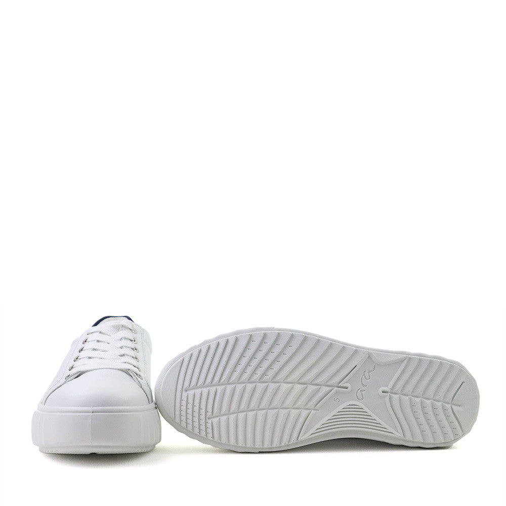 Ara Mikky white leather sole view - Hanig's Footwear