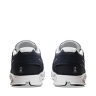 On Cloud 5 Midnight White Mens heel view - Hanig's Footwear
