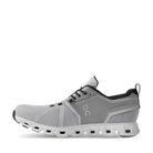 On running Cloud 5 Waterproof Glacier White Womens inside view - Hanig's Footwear