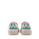 Psudo Court Womens Terra Blossom heel view - Hanig's Footwear