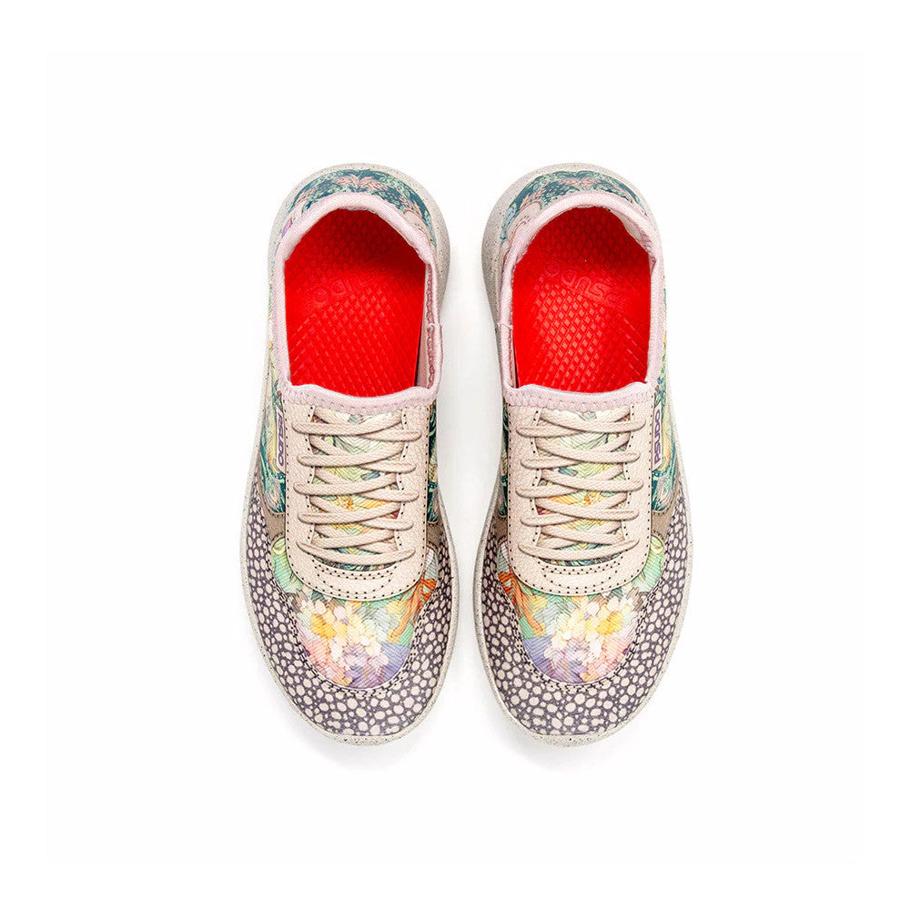 Psudo Court Womens Terra Blossom top view - Hanig's Footwear