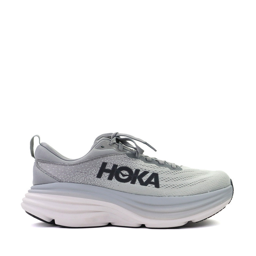Hoka One One Bondi 8 Men Sharkskin Grey | Hanig's Footwear Hoka One One Bondi 8 Men Sharkskin Grey | Hanig's Footwear