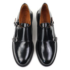 Mat 20 8801 Black Leather top view - Hanigs Footwear