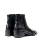 Mat 20 S452 Boot Black heel view - Hanig's Footwear