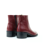 Mat 20 S452 Boot Red Nappa heel view - Hanig's Footwear