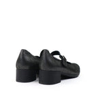 Mephisto Gessika Grey Artesia heel view - Hanig's Footwear 