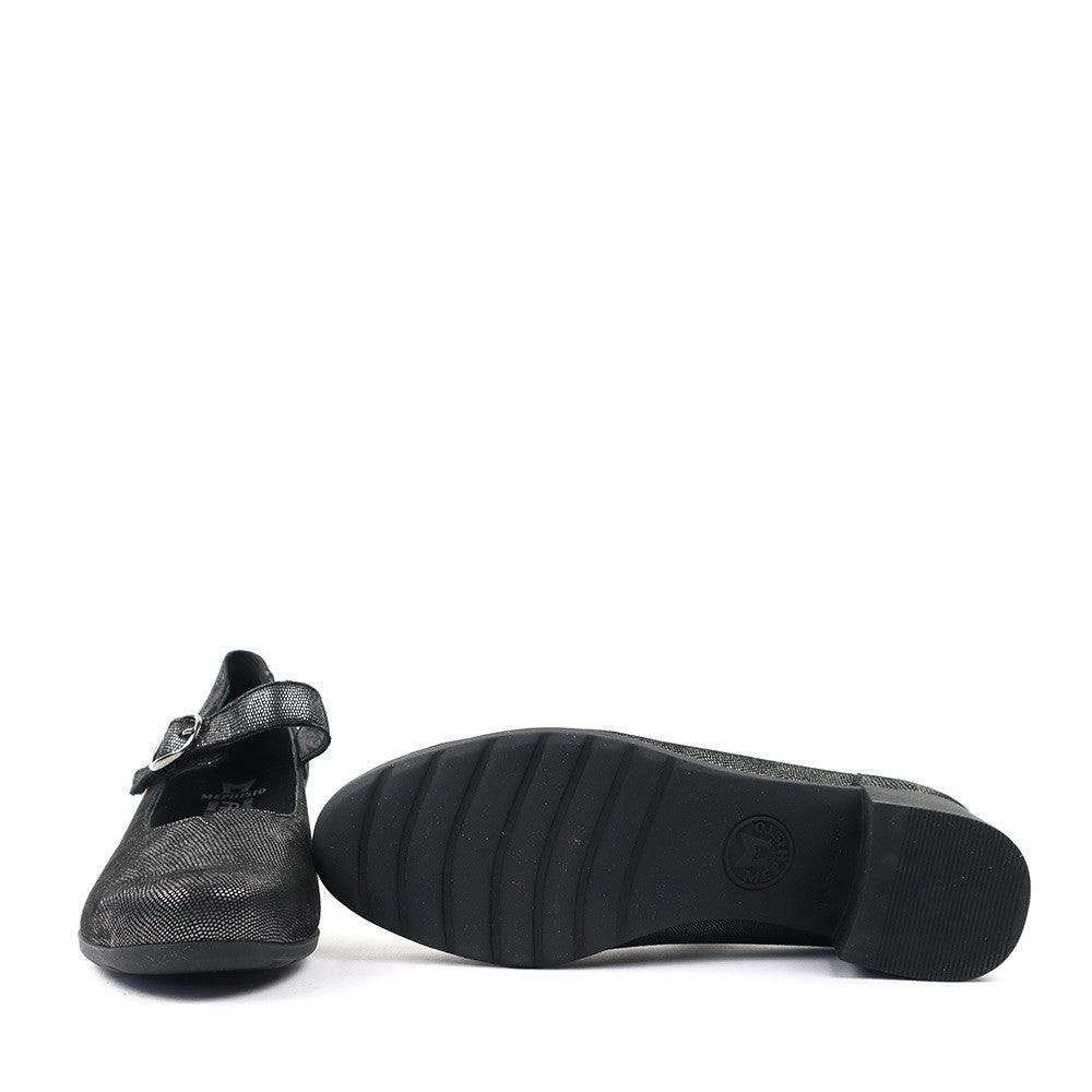 Mephisto Gessika Grey Artesia sole view - Hanig's Footwear 