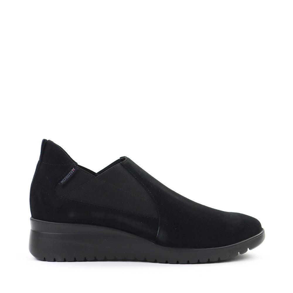 Mephisto Ibelina Black side view - Hanigs Footwear