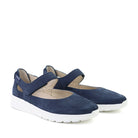 Mephisto Marsia Jeans Blue angle view - Hanig's Footwear 