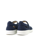 Mephisto Marsia Jeans Blue heel view - Hanig's Footwear 