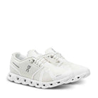 On Running Cloud 5 Undyed White Womens angle view - Hanig's Footwear